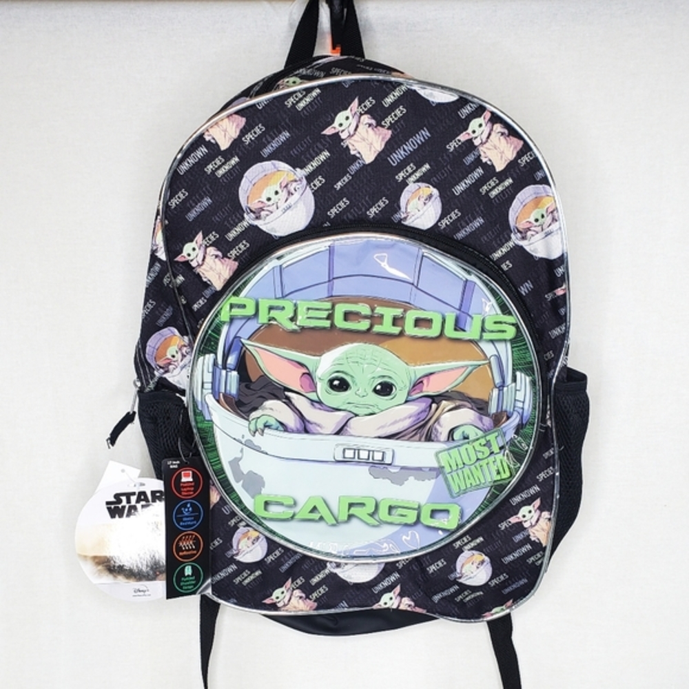 CLOSET CLOSING! 🏷 Star Wars • Baby Yoda Mandalorian Precious Cargo Backpack